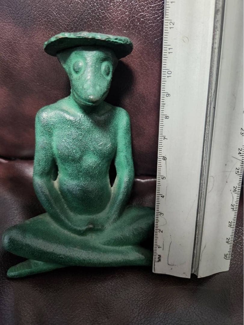 美品！カッパ 河童 オブジェ 置物 骨董品