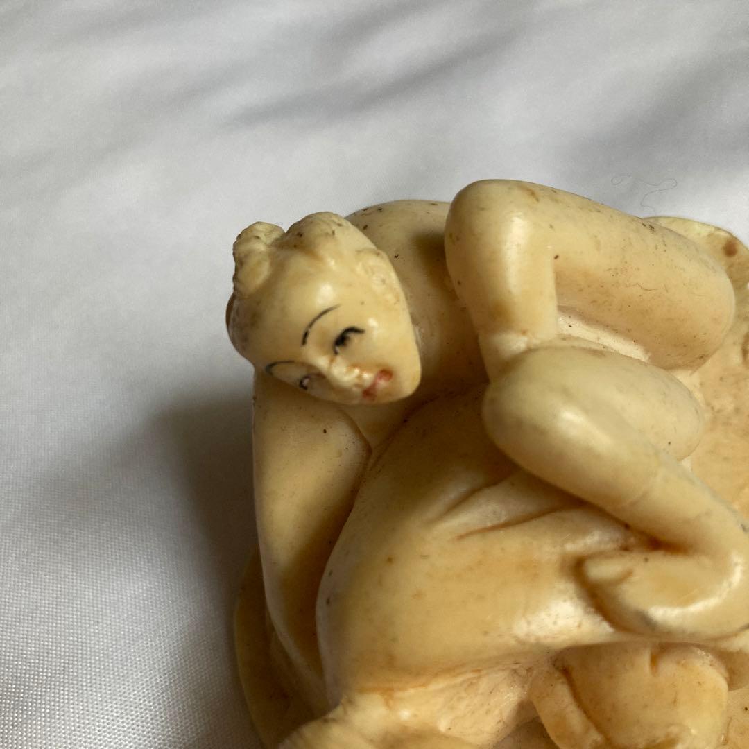 工芸品 Japanese Style Shunga Sculpture Doll