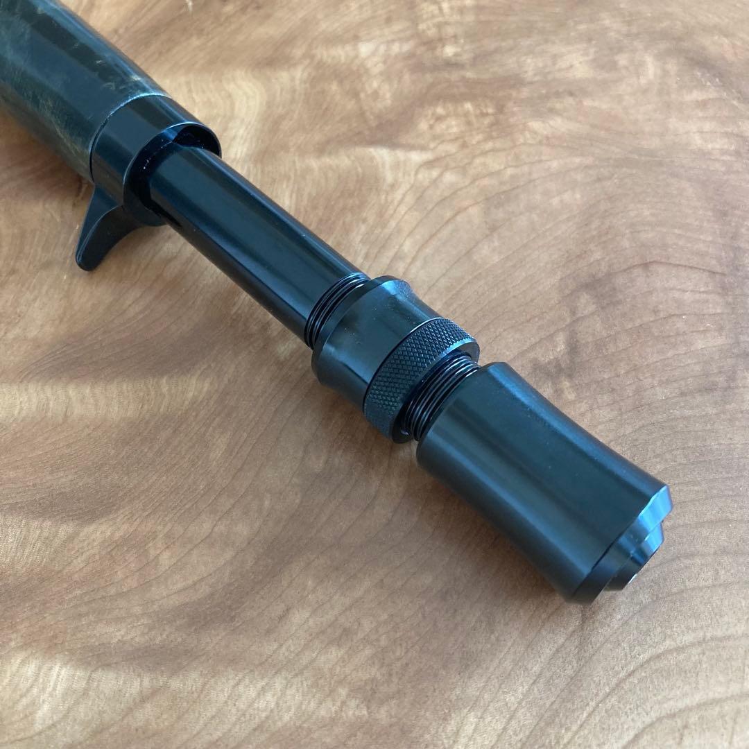 ベイトモデル ロッドビルディング 天然木ガングリップ ストレート フェルール付属