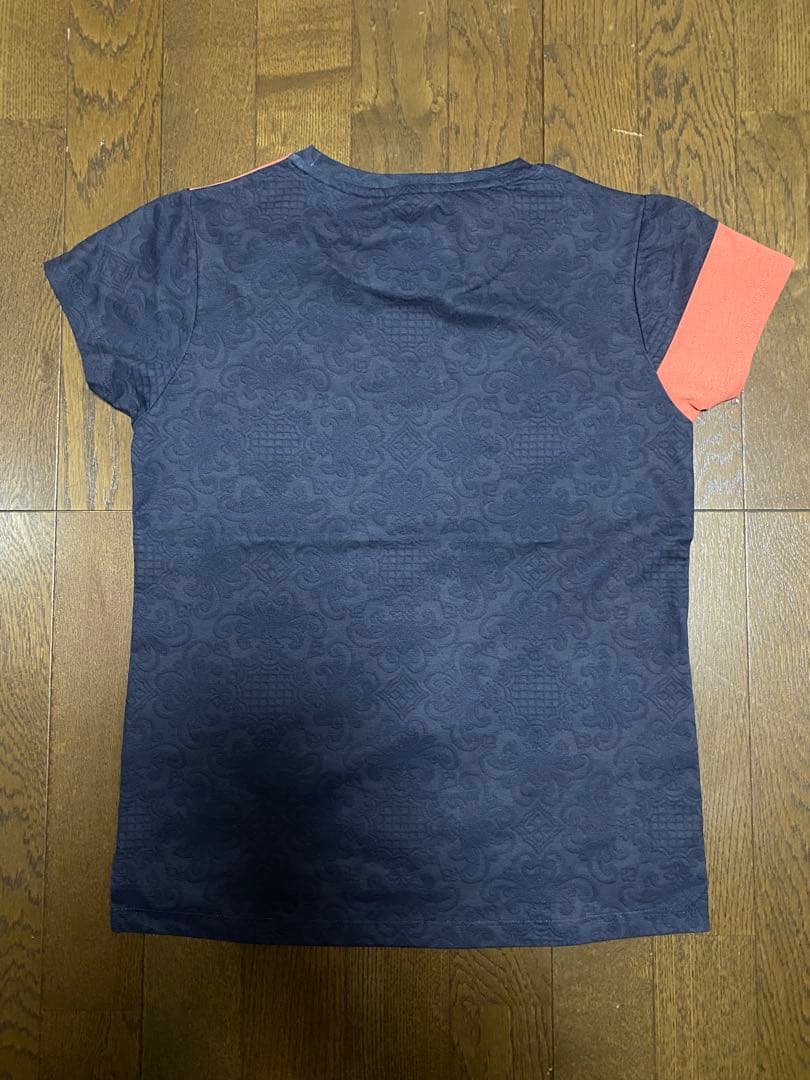 2024年秋冬モデル　ATLA442　キルトプリントブロックスイッチTシャツ