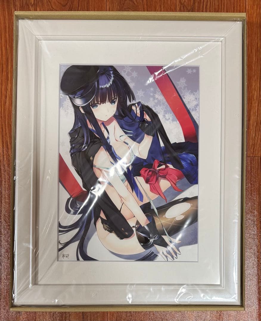 White album2 なかむらたけし　箔押しサイン入り複製原画　冬馬かずさ