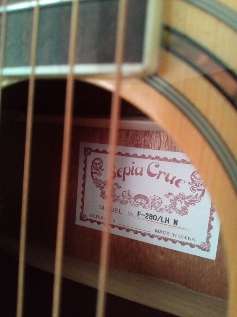【美品】Sepia Crue レフティ 左利き アコースティックギターセット