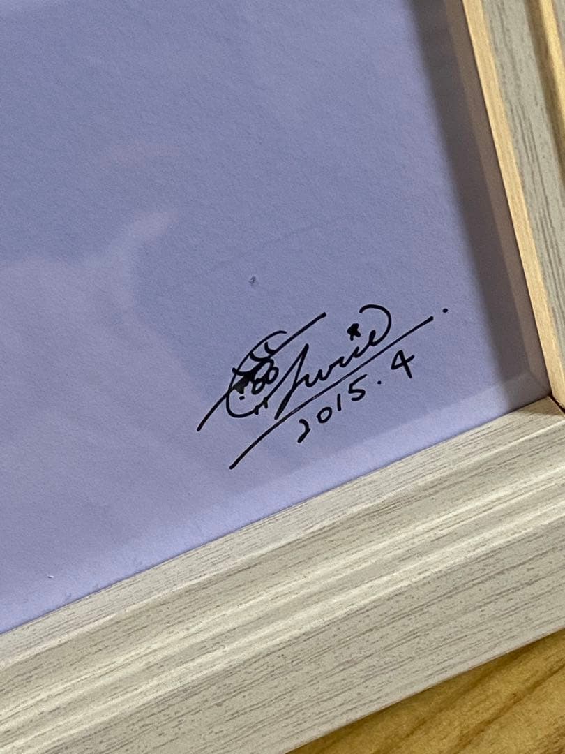 せきやゆりえ　キラキラおめめのおんなの子　原画