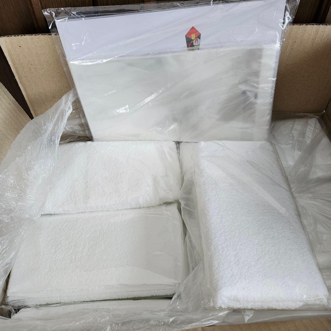 【未使用】お年賀タオル 白無地タオル 330匁フェイスタオル まとめ売り84枚