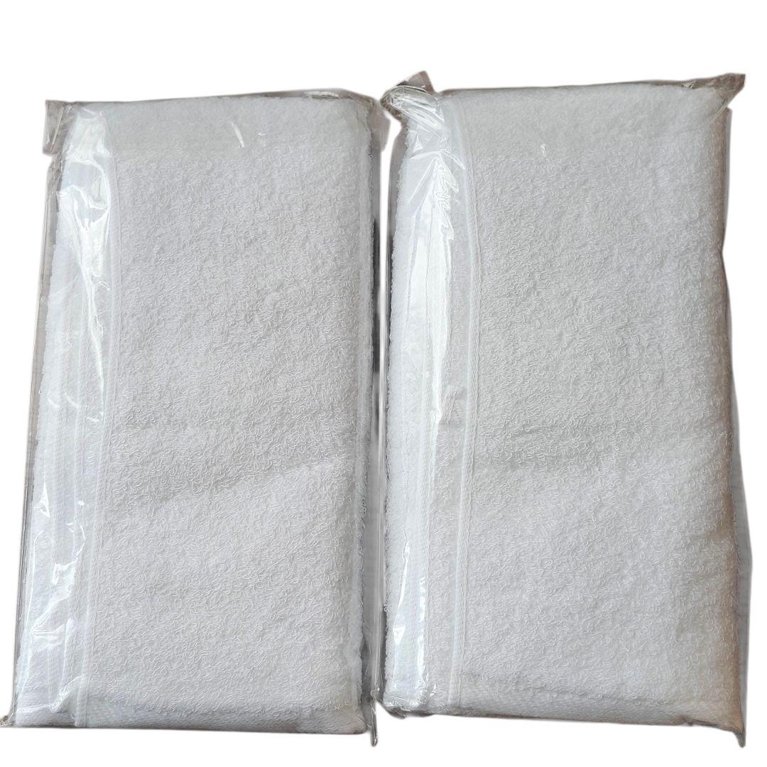 【未使用】お年賀タオル 白無地タオル 330匁フェイスタオル まとめ売り84枚