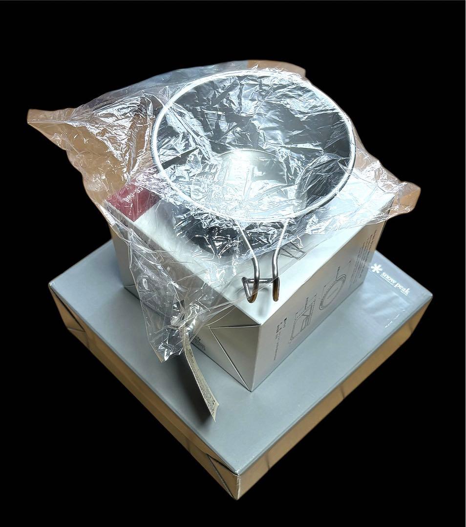 スノーピーク　テーブルウェアセットL、ケトルNo1、シェラカップ