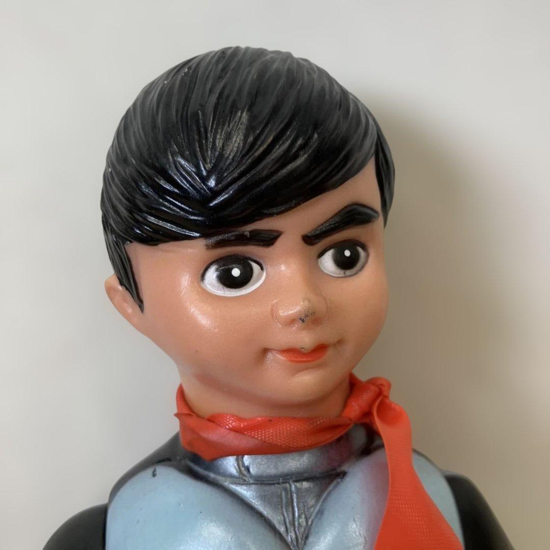 L*H様 希少レア 旧バンダイ 仮面ライダー 2号 ソフビ フィギュア 当時物