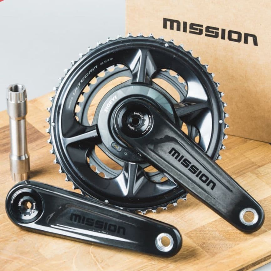 【未使用品】MISSION カーボンクランク 162.5mm スパイダーアーム付