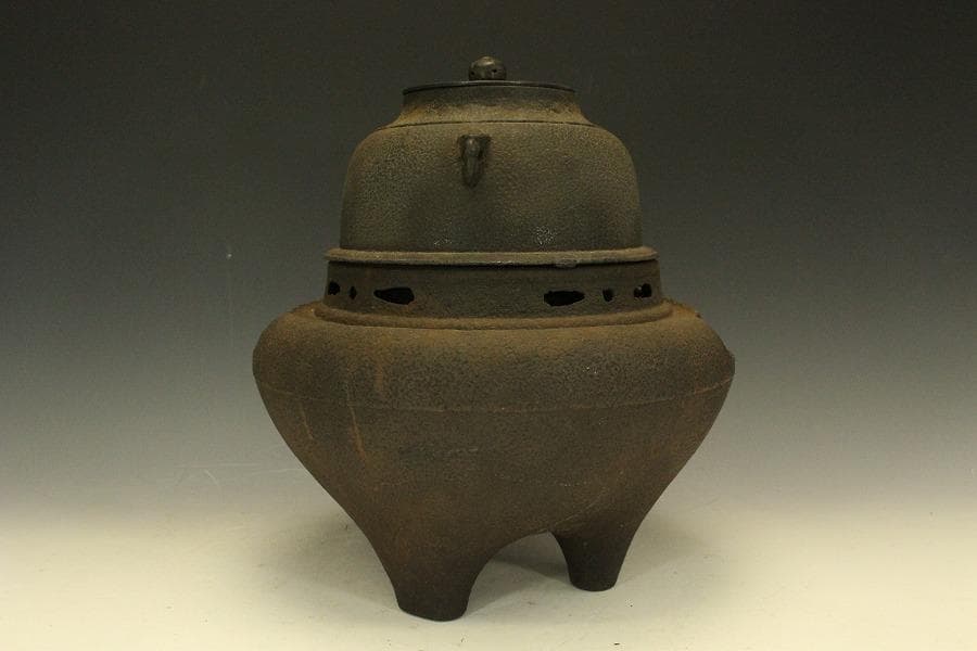 茶道具 風炉釜 羽根釜 719