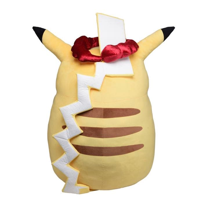 超キョダイピカチュウぬいぐるみ　キョダイマックスのすがた