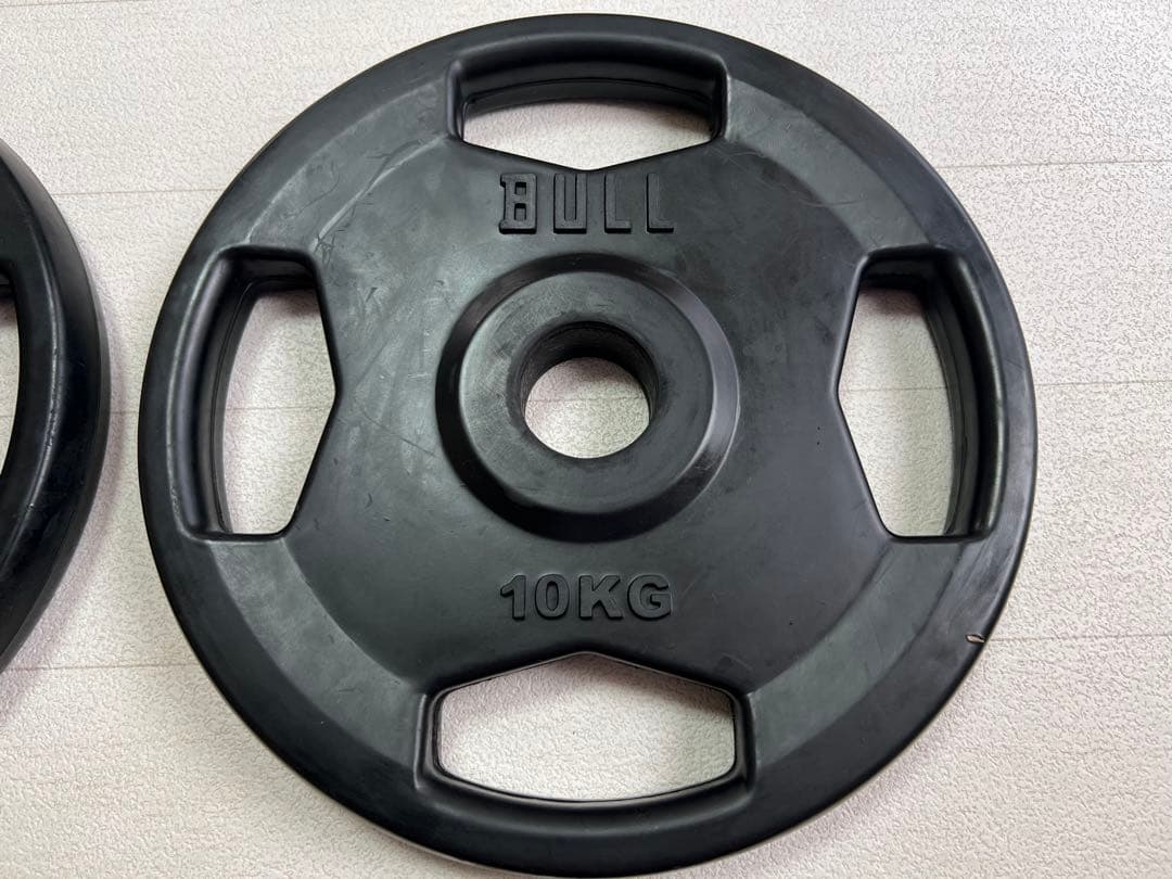 BULL 10KG ラバープレート　4枚セット
