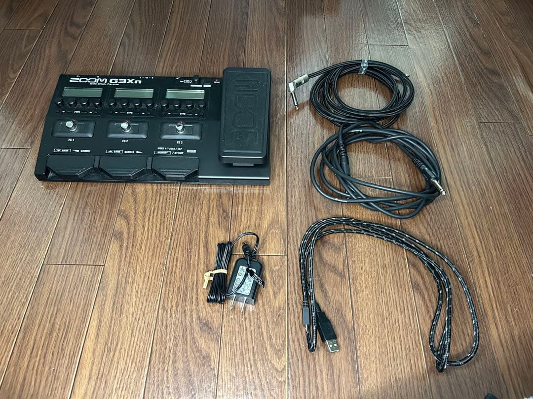 Zoom G3Xn マルチエフェクター ＋ シールド ＋　TYPE-Bケーブル