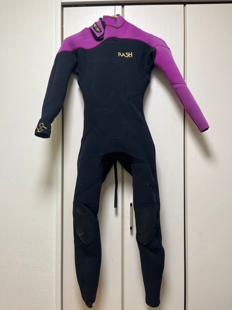 RASH ブラック ジャージフルウェットスーツ