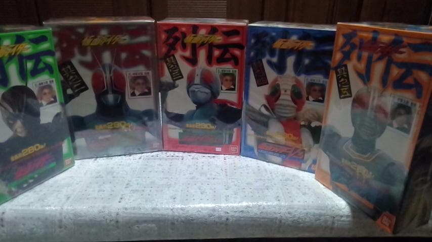 仮面ライダー列伝！5体セット！石ノ森章太郎