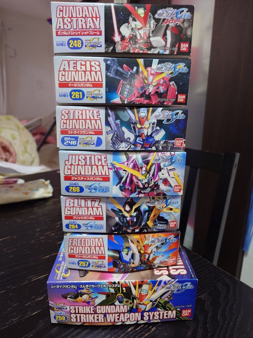 【未組立】SDガンダム SEEDシリーズセット