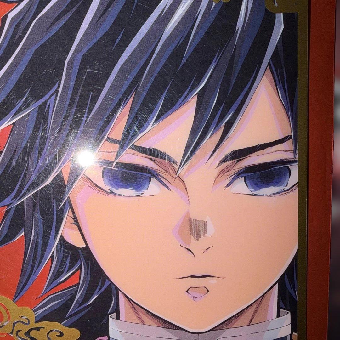 鬼滅の刃 冨岡義勇　柱展 ランダムミニクリア色紙　2点セット