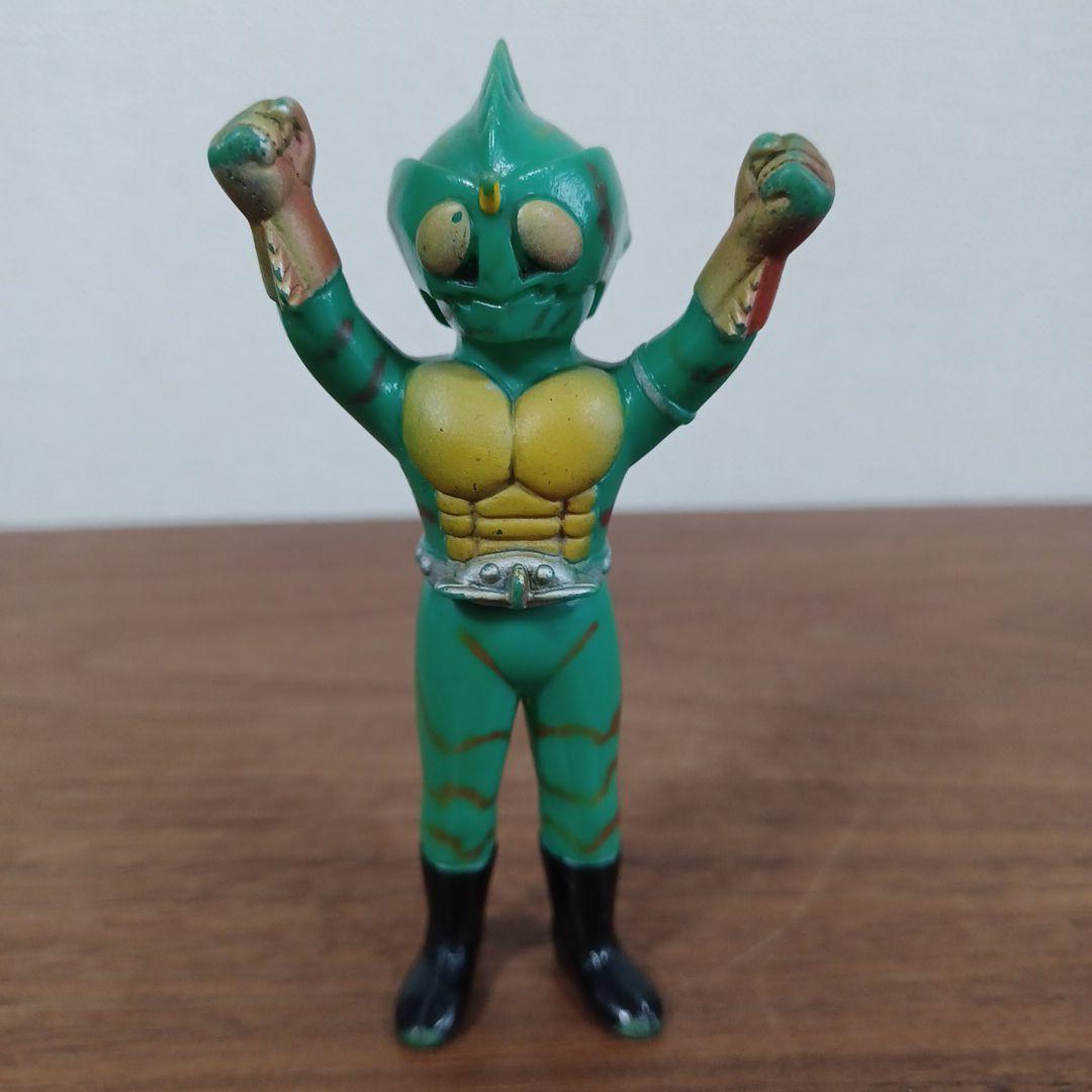 当時もの　ポピー製　仮面ライダー５種　希少ソフビペンダントトップ （チェーン無）