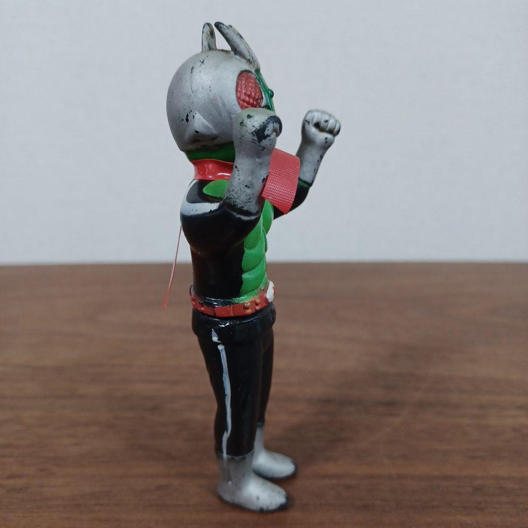 当時もの　ポピー製　仮面ライダー５種　希少ソフビペンダントトップ （チェーン無）