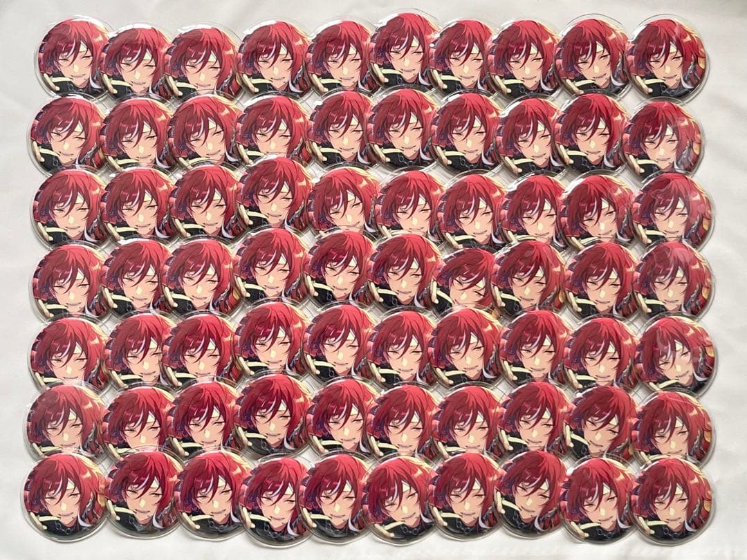 逆先夏目 缶バッジ イービルナンバー 70個セット