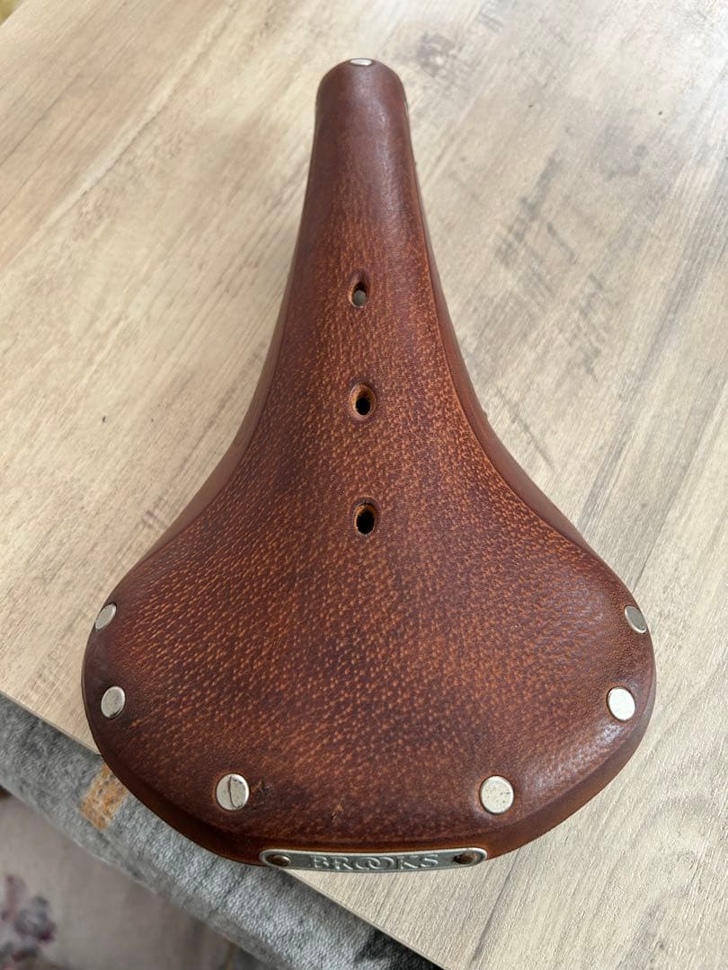 off　Brooks レザーサドル ブラウン　袋付き