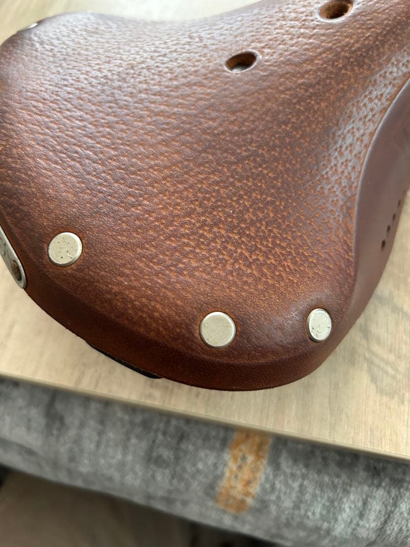 off　Brooks レザーサドル ブラウン　袋付き