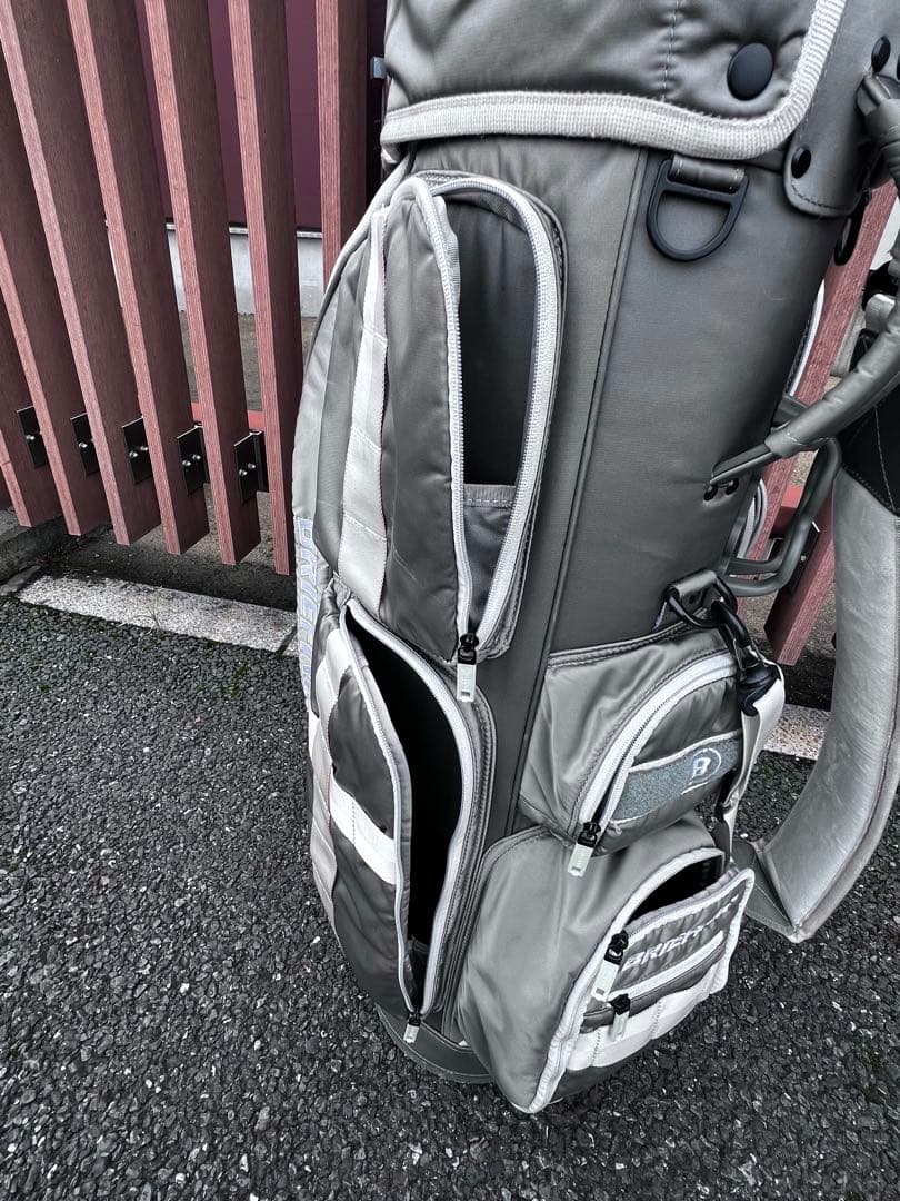 T*0様 BRIEFING キャディバッグ グレー