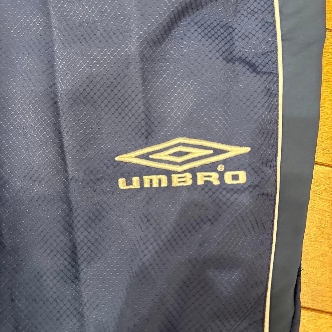 90s アンブロ ピステ上下 中綿 セットアップ 裏起毛 白タグ M