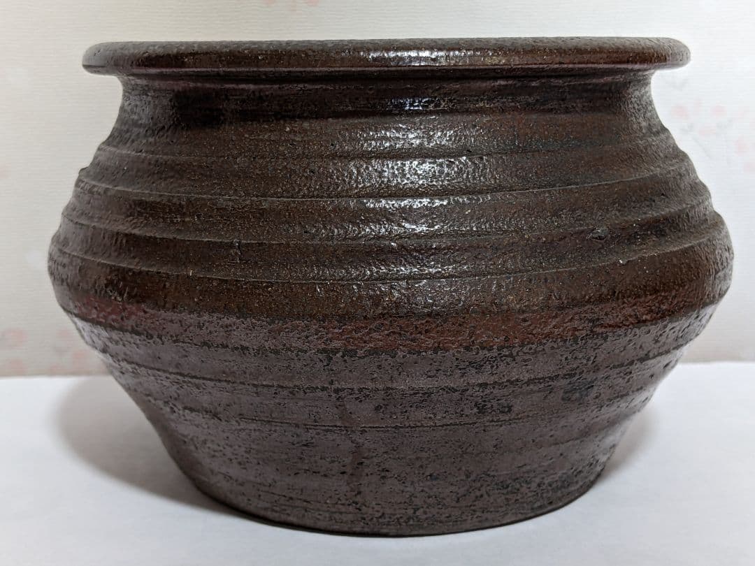 ♦江戸時代 香炉 建水 梅花皮 茶道具 アンティーク骨董品 コレクション