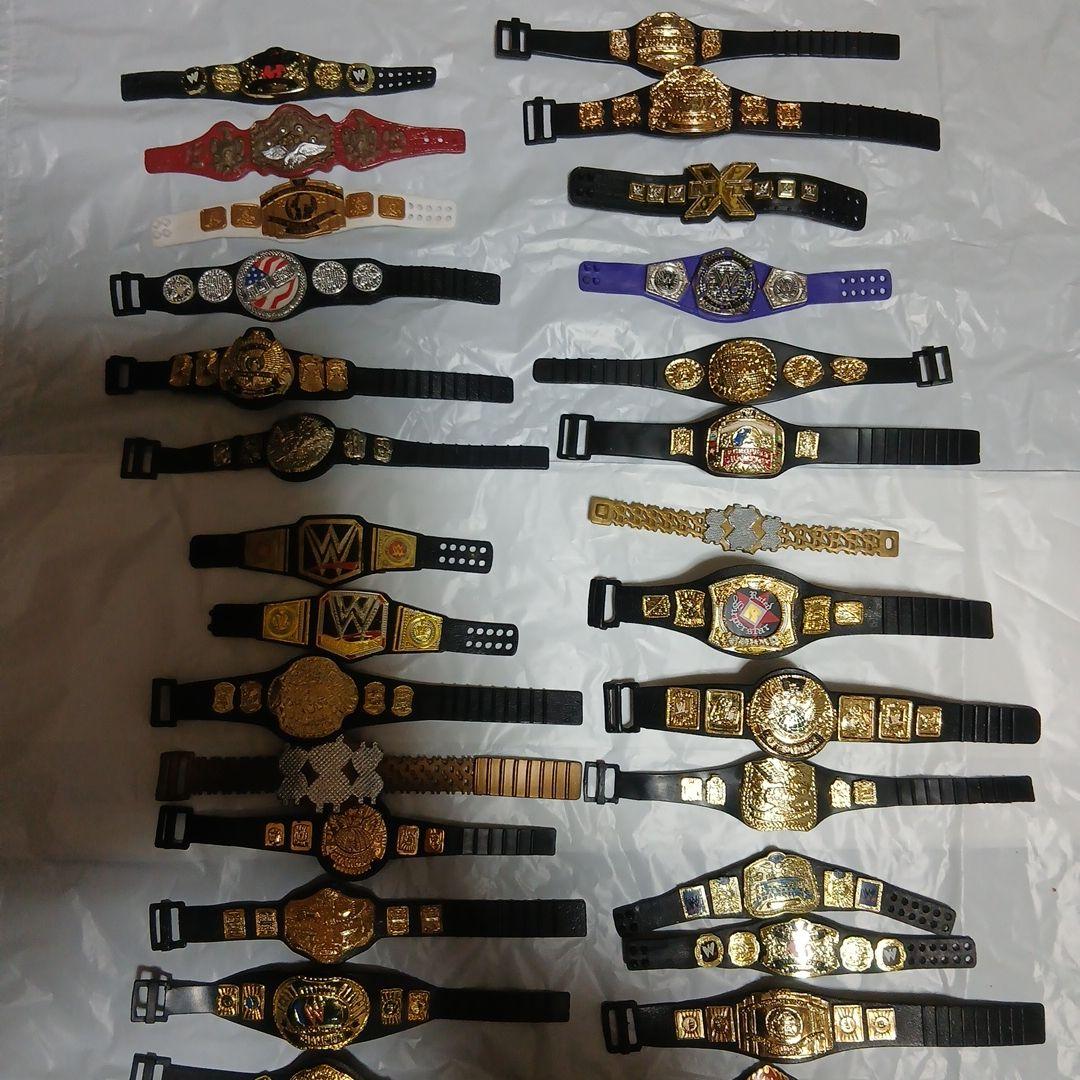 フィギュア用ベルト　39本セット　WWE WWF NXT