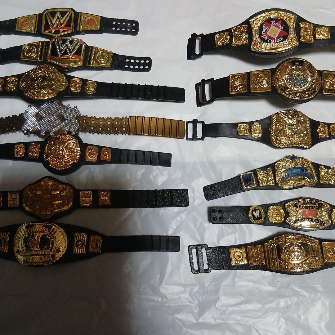 フィギュア用ベルト　39本セット　WWE WWF NXT