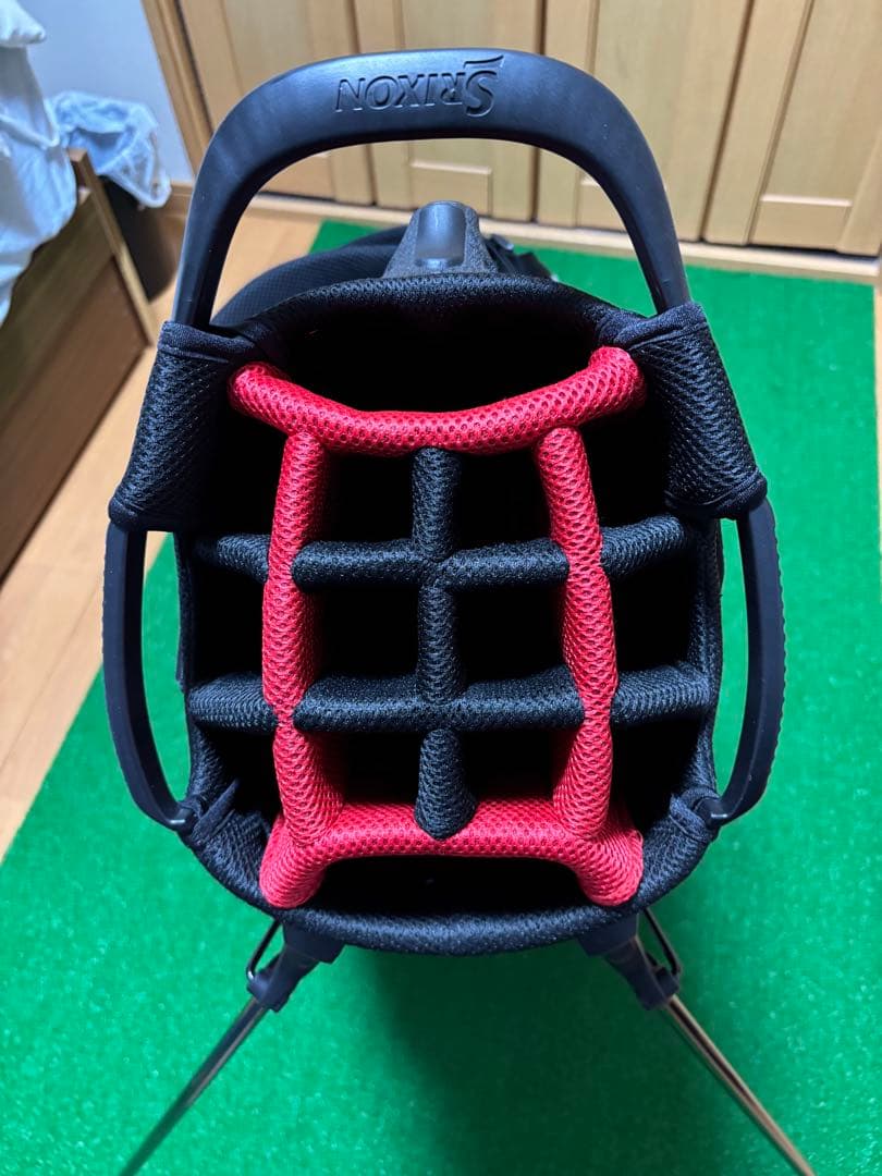 SRIXON キャディバッグ ネイビー/レッド