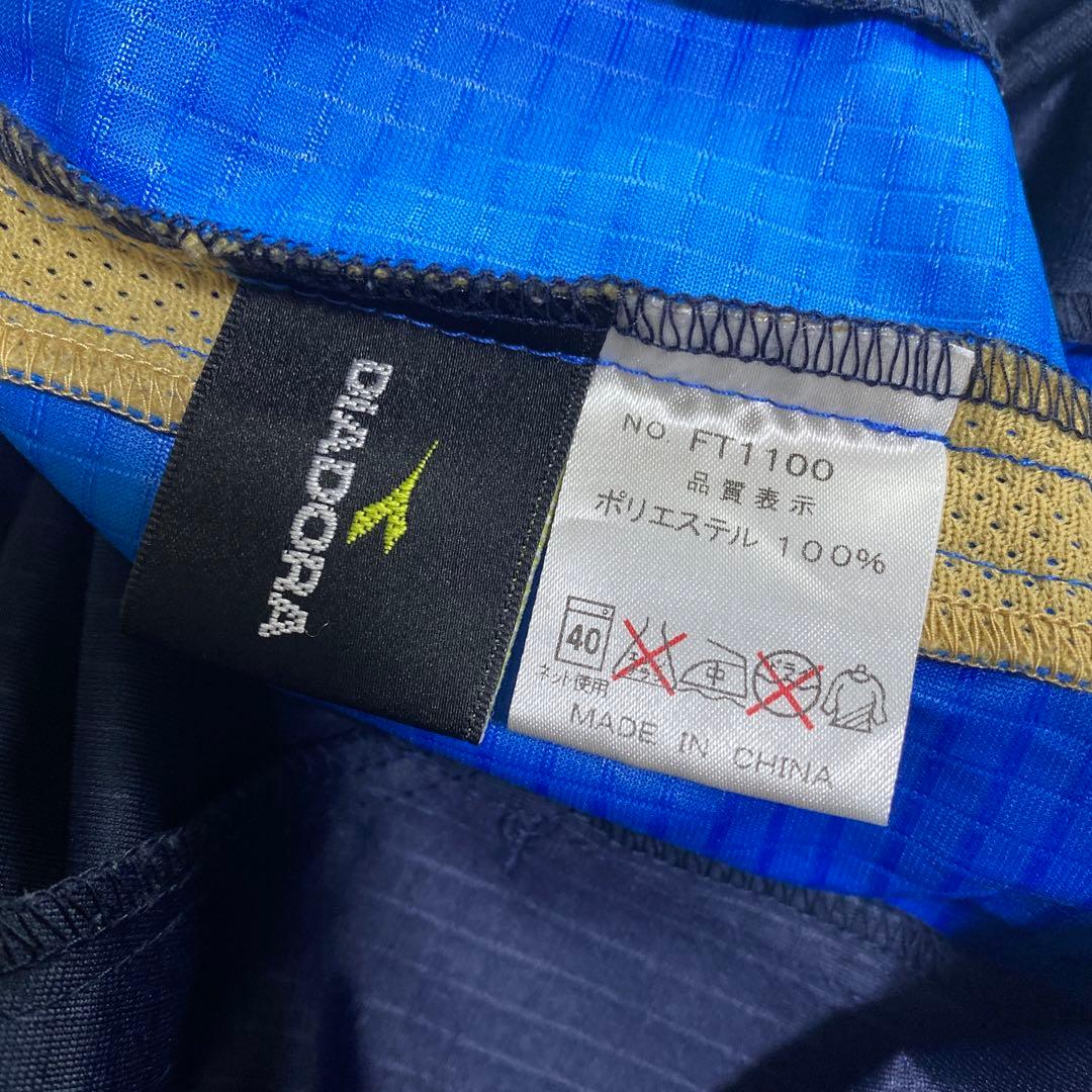 DIADORA セットアップ　ジャージ ゴールド/ネイビー/ブルー