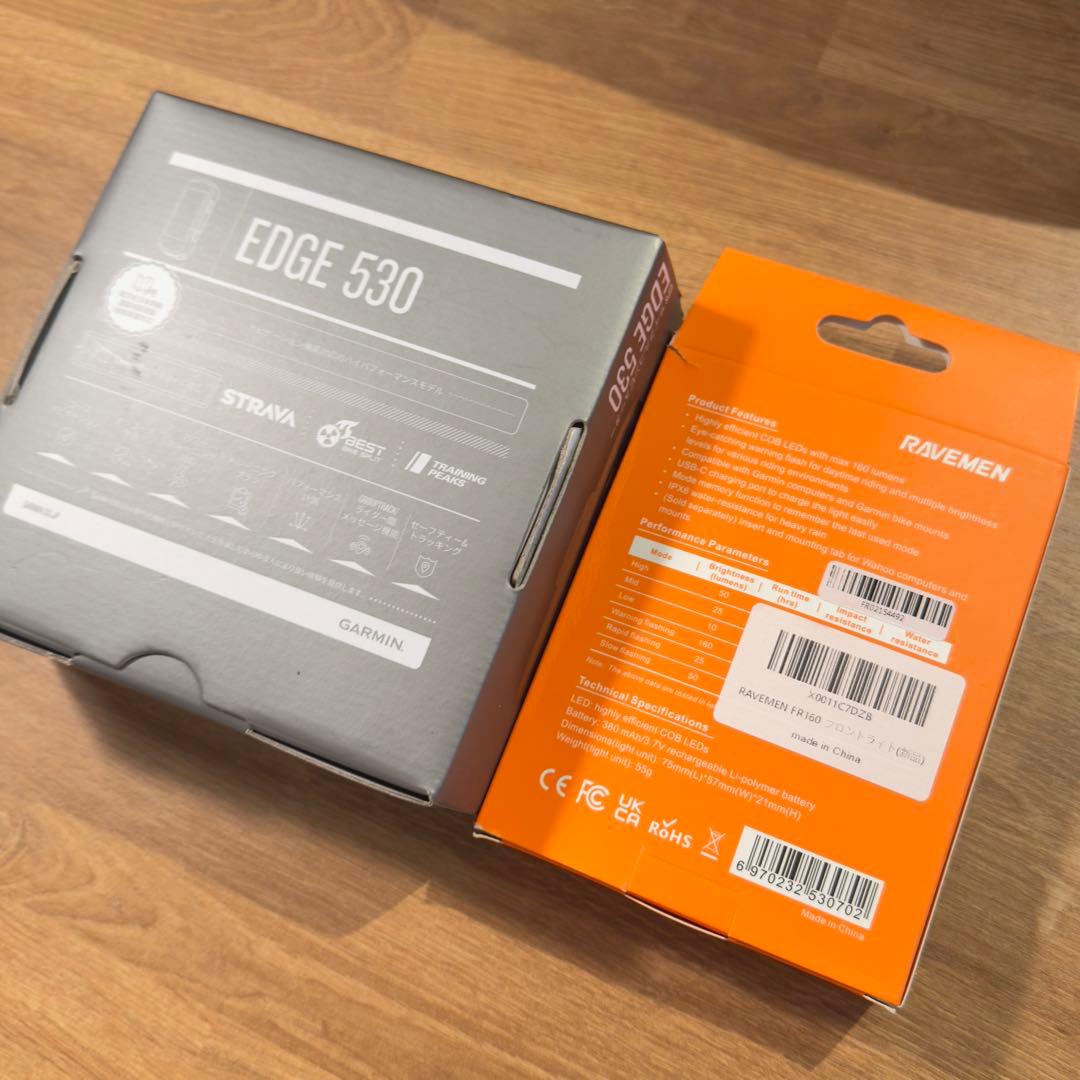 GARMIN EDGE 530 x RAVEMEN FR160 セット