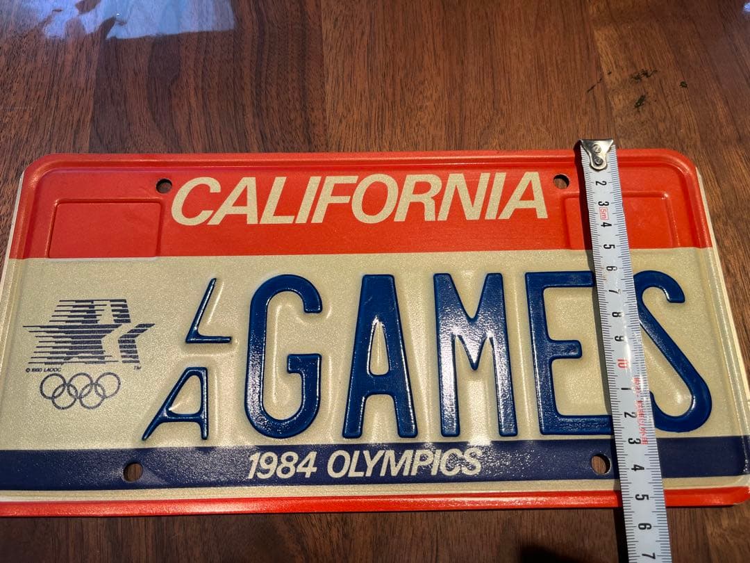 1984年ロサンゼルスオリンピック ナンバープレート