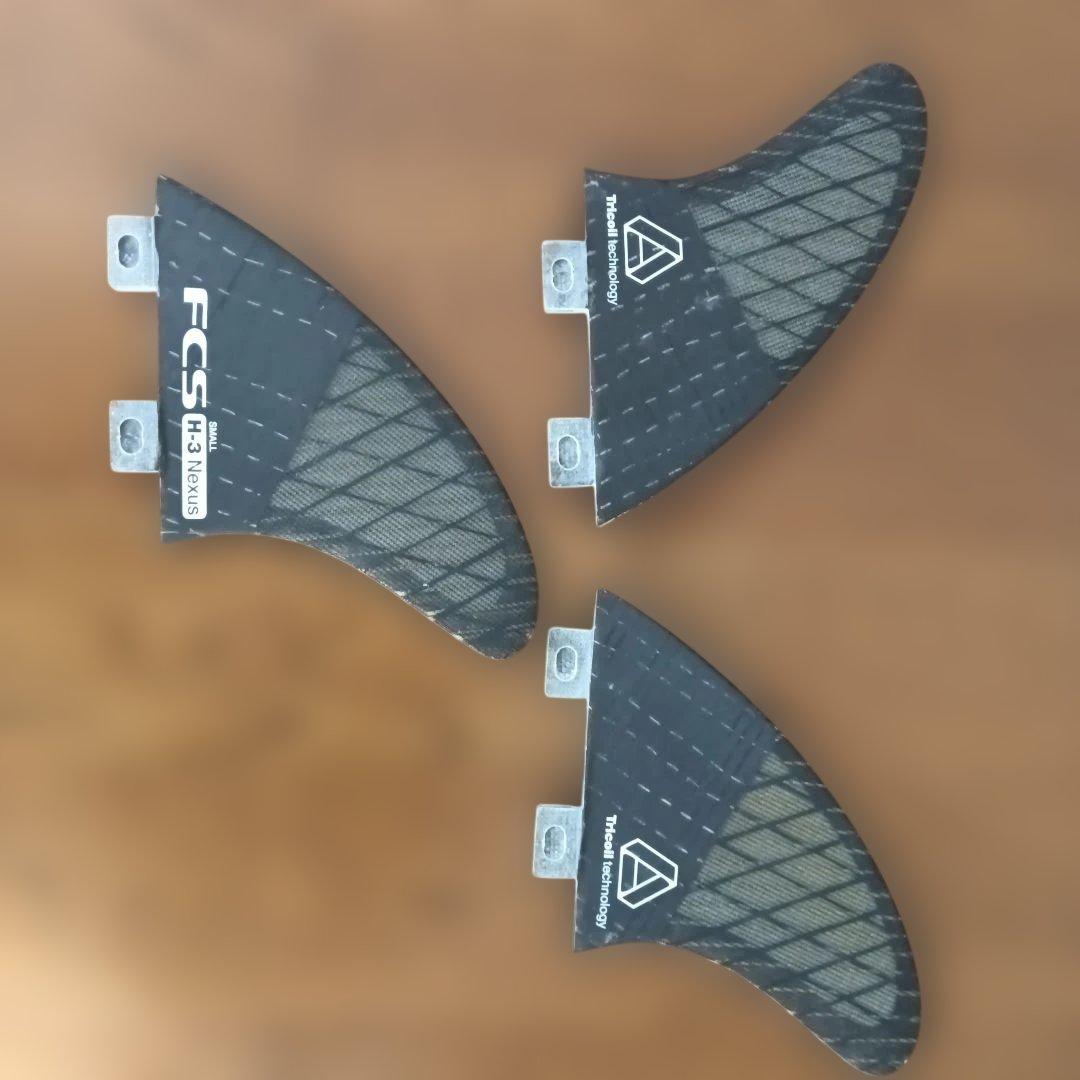 H-3Nexus FCS II サーフボードフィン Sサイズ 3枚セット