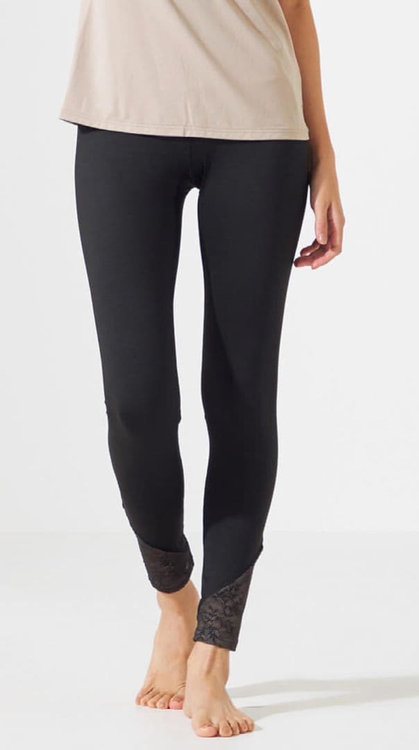 チャコット　アンクルレースレギンス　新品未使用　タグ付き　Lサイズ