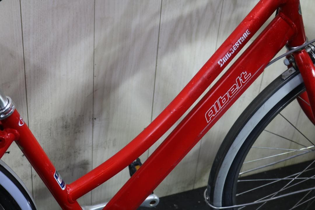 ブリヂストン アルベルトL型 AB6TPL 26型 アルミ3段AUTO LED赤