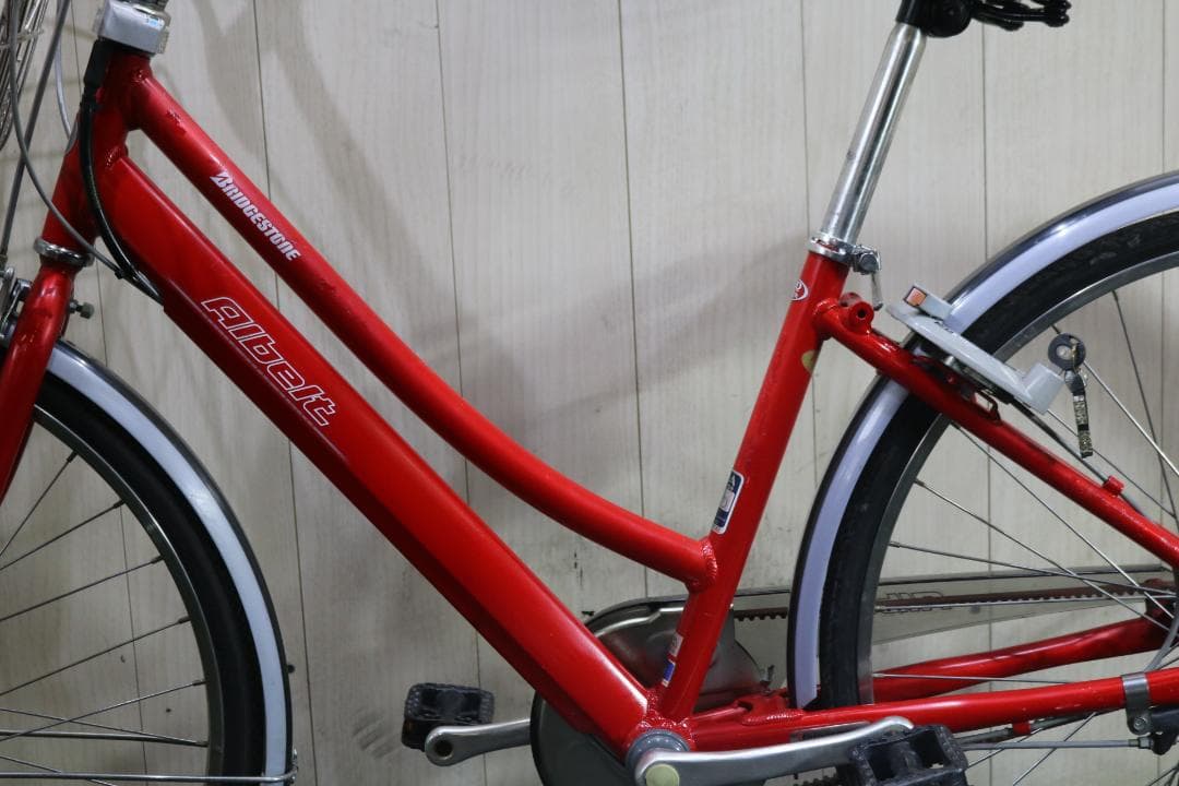 ブリヂストン アルベルトL型 AB6TPL 26型 アルミ3段AUTO LED赤