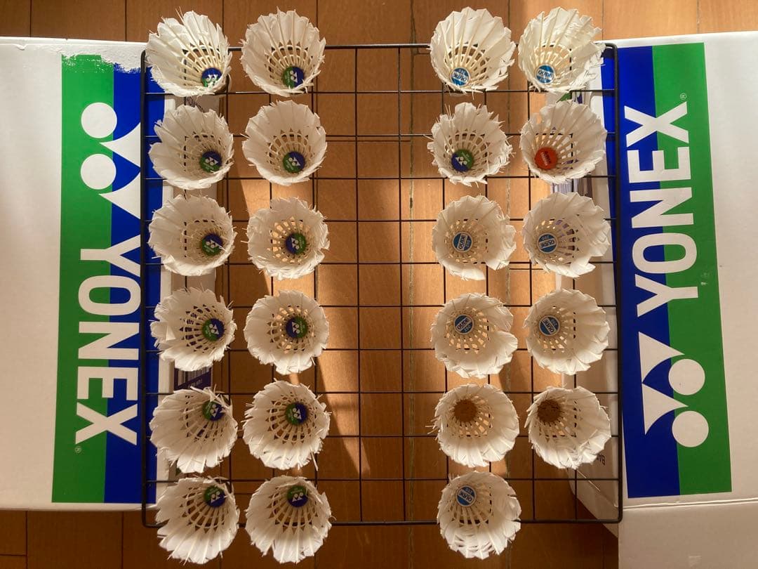 エアロセンサ500など　リペア済み基礎打ち・ノック用シャトル126個