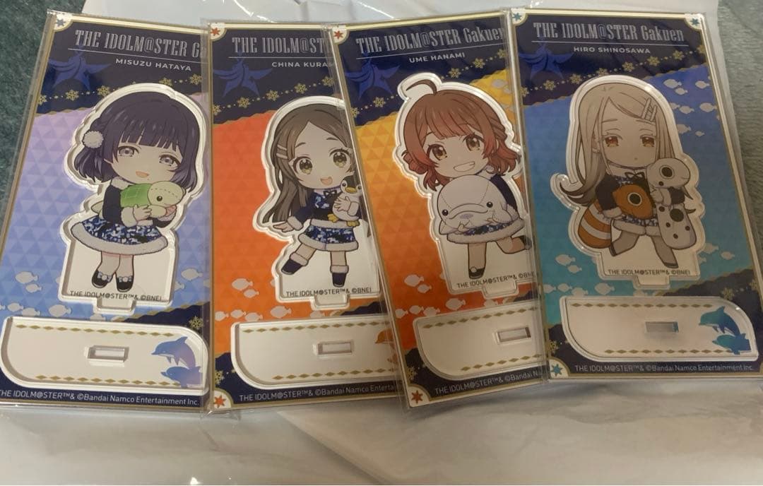 学マス　シーパラダイス　アクリルスタンド　4点セット