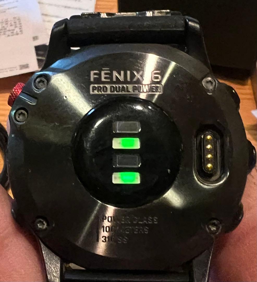 GARMIN FENIX 6 Pro Dual Power GPSウォッチ