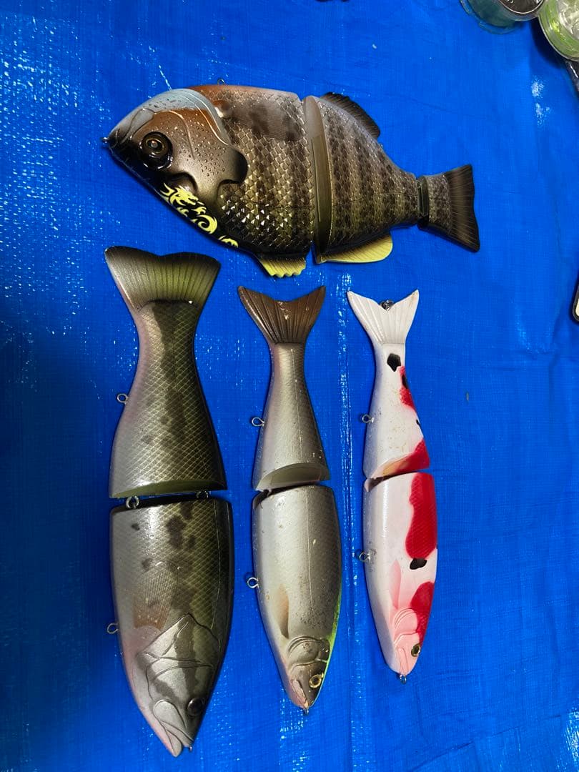 玄人ルアー　MONGILL320尺鮎×2 BIGMAMA320謎ルアー230mm