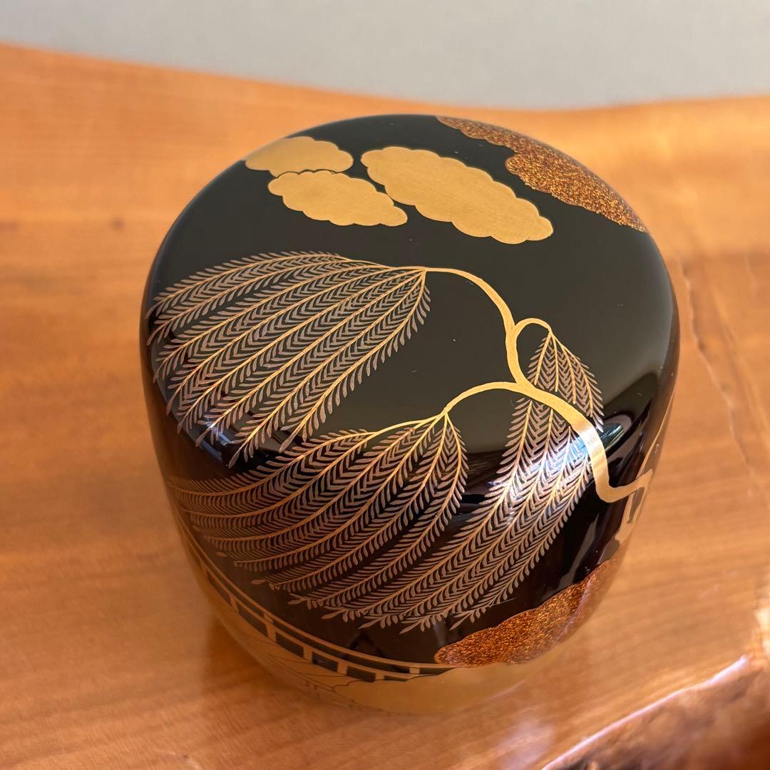 高台寺 中棗 田中宗凌 茶道具 金蒔絵 共箱