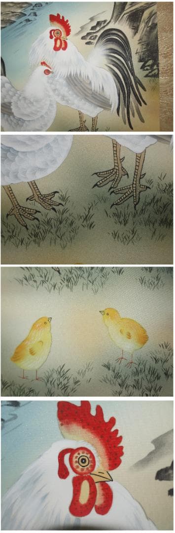 時代の掛軸　　肉筆保証　蔵整理不用品処理　日本　 X862C16-6