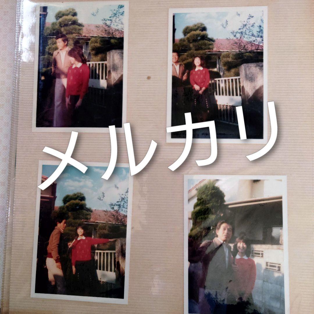 【超希少・個人撮影】松田聖子 デビュー当時 自宅ロケ 坂本九 8枚 スター千一夜