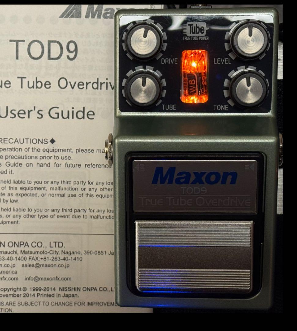 Maxon TOD9 True Tube Overdrive 新同美品