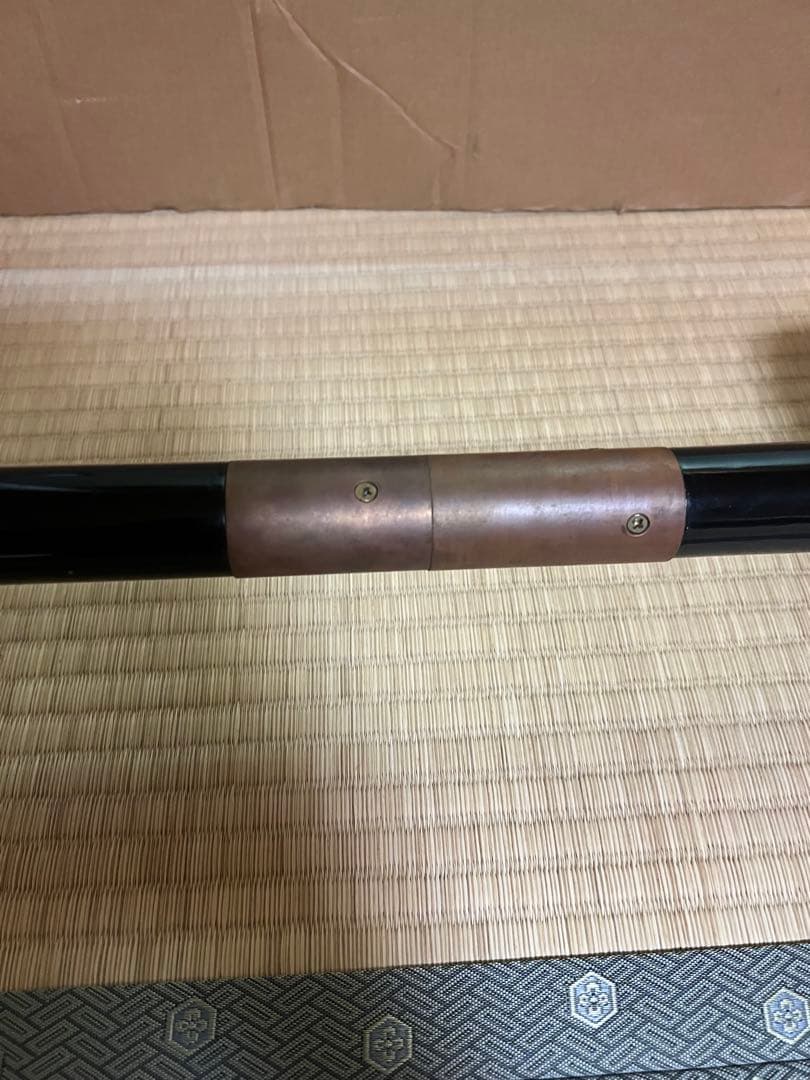 茶道具　野点傘　赤　袋と箱付き