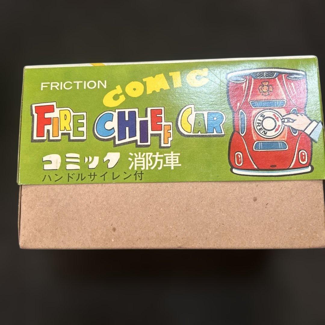 ブリキのおもちゃ　オカヤス　FIRE CHIEF CAR MADE JAPAN