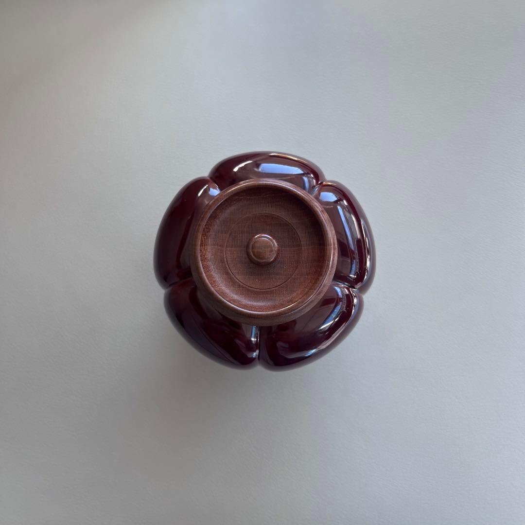 阿古陀茶器 中村宗哲作 棗 漆器 漆芸 茶器 茶入 美品 茶道具 塗師 袱紗付