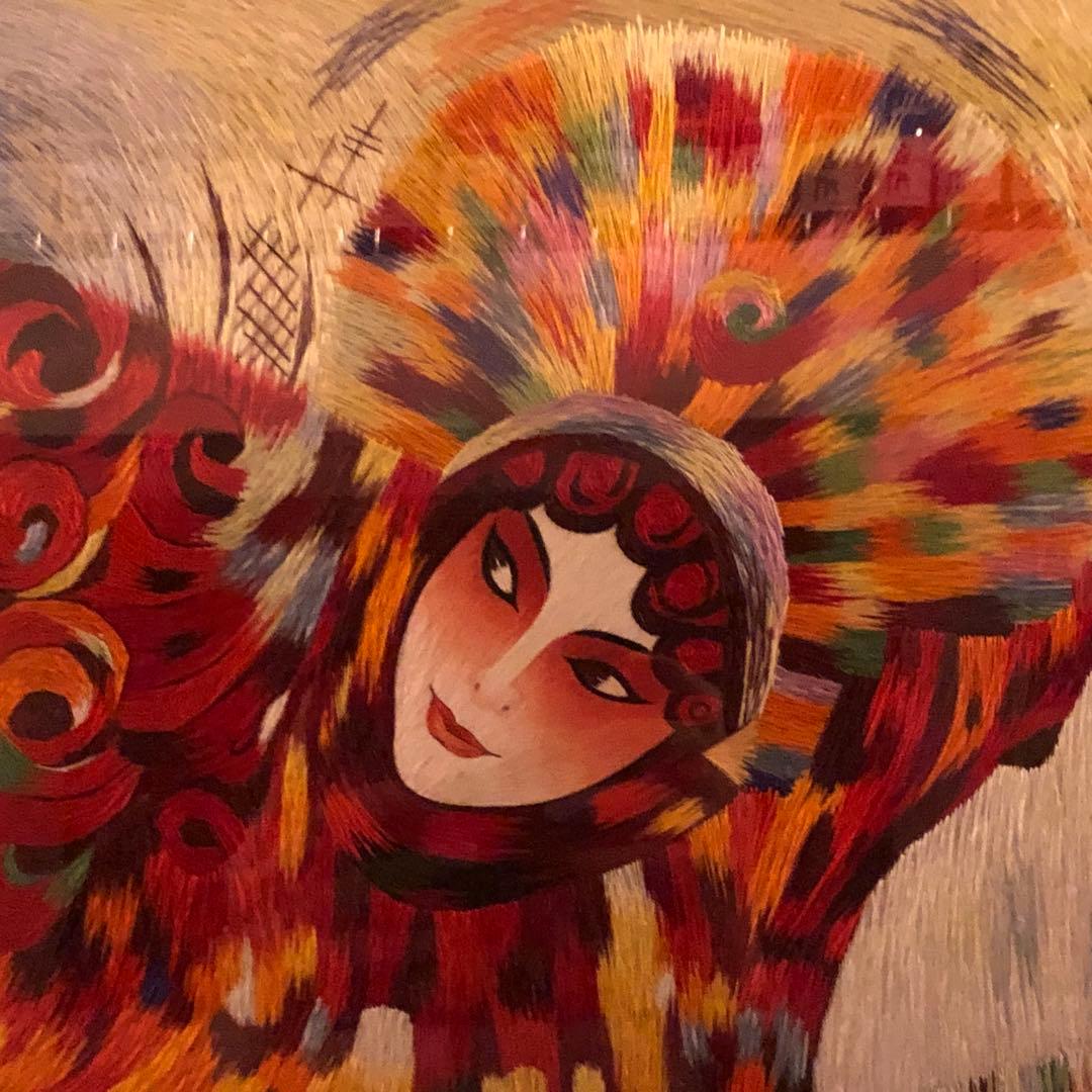 最高級 中国 蘇州 手工刺繍 美術品 ハンドメイド